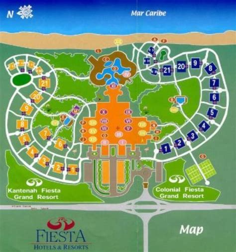 Grand Palladium Kantenah Resort and Spa Map (2022 - 2020) | TravelTips.org