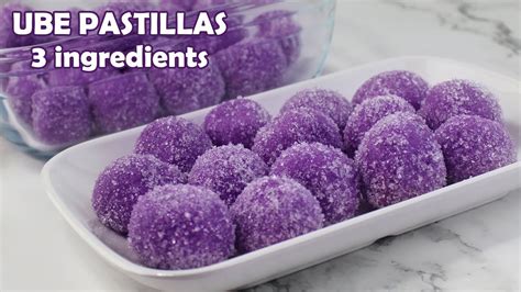 UBE PASTILLAS Recipe | How To Make No Cook Pastillas Recipe - YouTube