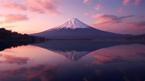 Premium Photo | Mount fuji sunrise