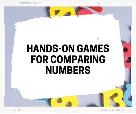 3 Classic & New Hands-On Games for Comparing Numbers - Erin Waters EDU