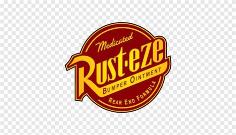 Rust-Eze bumper ointment logo, Lightning McQueen Cars Logo, car, label ...