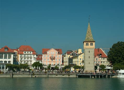 Download free photo of Lindau,lake constance,old town,tower,promenade ...