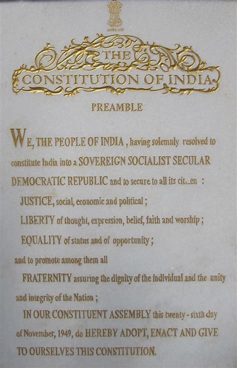 Preamble of Indian Constitution - civilspedia.com