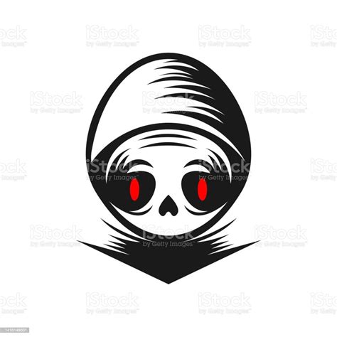 Skull Hacker Vector Logo Design Stock Illustration - Download Image Now - Bone, Computer Crime ...