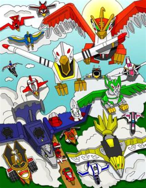 Zords - Avians by LavenderRanger on @DeviantArt | Power rangers megazord, Power rangers movie ...