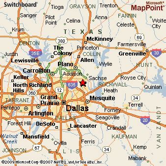 Garland, Texas Area Map & More