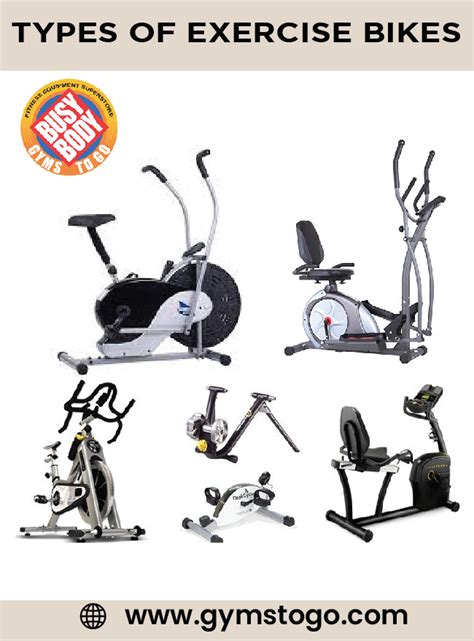 Different Types of Exercise Bikes - Busy Body Gyms To Go