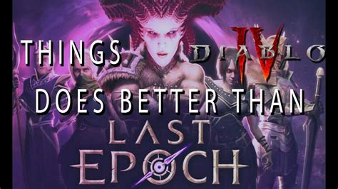 Things Diablo 4 Does better than Last Epoch - YouTube