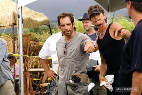 Tropic Thunder behind the scenes photo of Ben Stiller | Movies, Comedy films, Thunder