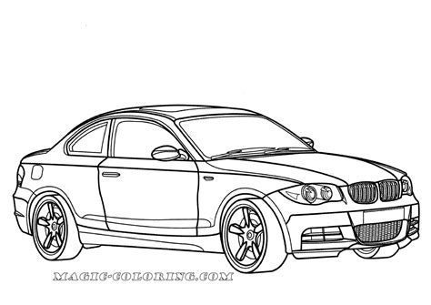 BMW 1 Series coloring page | Race car coloring pages, Cars coloring ...