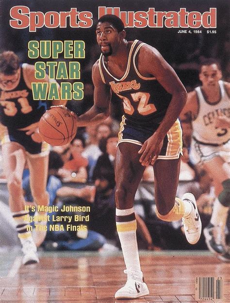 Los Angeles Lakers Magic Johnson, 1984 Nba Finals Sports Illustrated ...