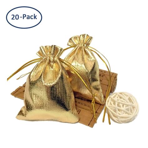 Gold Drawstring Gift Bags | Best Wedding Favors From Amazon | POPSUGAR ...