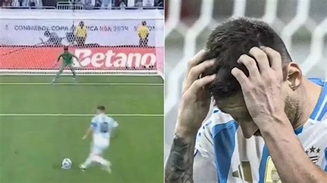 Argentina: Lionel Messi completely messes up Panenka penalty during ...