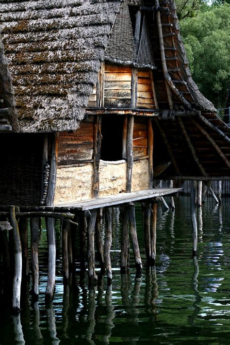 Stilt houses,unteruhldingen,lake constance,pile-dwelling museum,free ...