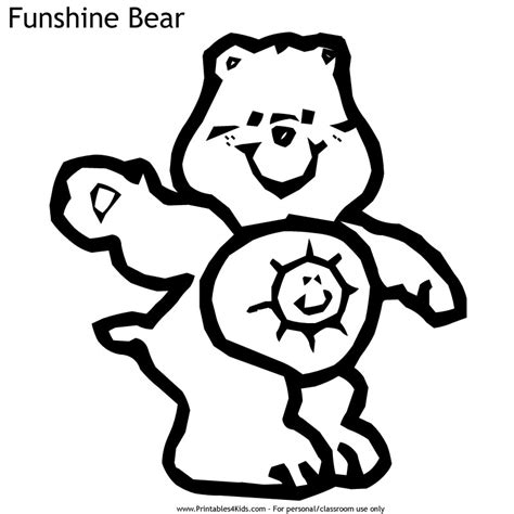 Cheer bear coloring pages download and print for free