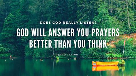 Does God hear our prayers? Does God Really Listen?