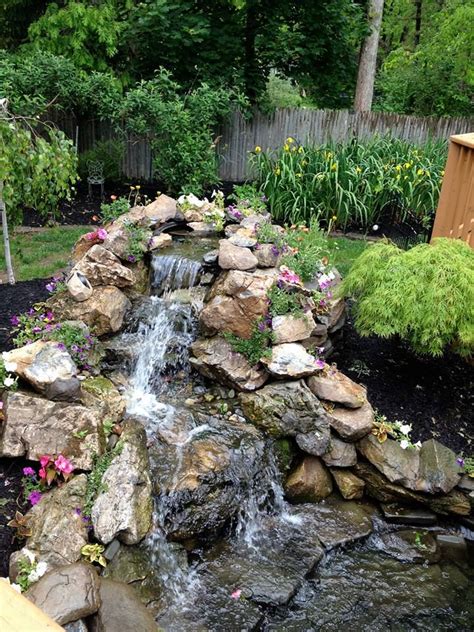 Pin by LauraLee Mann-Cooper on Garden ideas/remedies/plans | Waterfalls backyard, Ponds backyard ...