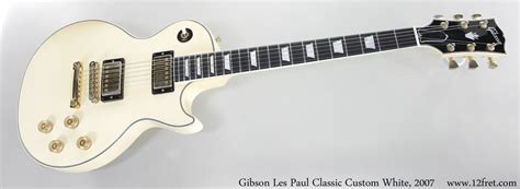 Gibson Les Paul Classic Custom White, 2007 - The Twelfth Fret