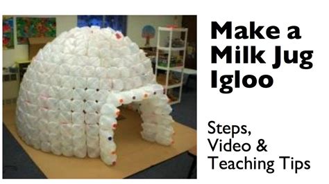 How to Build a Milk Jug Igloo | Milk jug igloo, Milk jug crafts, Milk jug