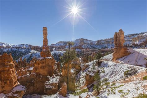 Bryce Canyon National Park Winter Hoodoo Morning Stock Photo - Image of hoodoo, view: 81610480