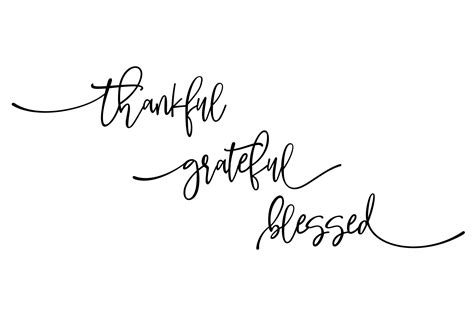 Thankful Grateful Blessed - SVG PNG EPS By Studio 26 Design Co ...