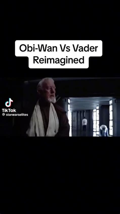 A reimagined Vader-Kenobi duel : r/StarWars