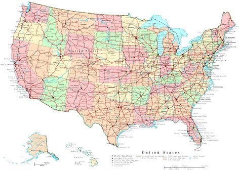 Printable Map of USA Regions | Map of Hawaii Cities and Islands