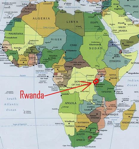 Africa Map 3 - Rwanda | Team Berryman | Flickr