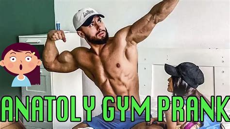 ANATOLY Gym Prank! Can I Clean Here 😊 Pranking Professional as a Beginner - YouTube