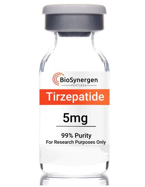 Buy Tirzepatide 5mg Prescription Online - BioSynergen Peptides