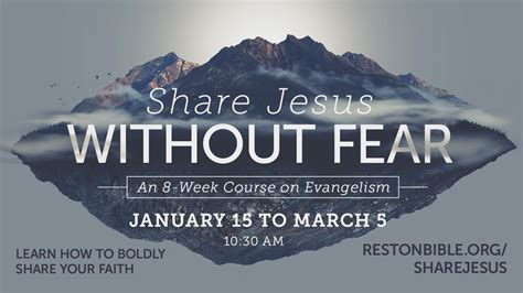 Share Jesus Without Fear - Reston Bible Church