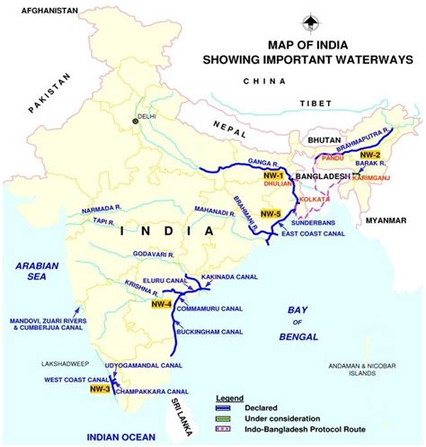 tushar--for upsc aspirants: Inland Waterways in India