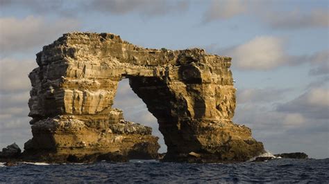 The famous Darwin's Arch in Galapagos Islnds in Ecuador - backiee