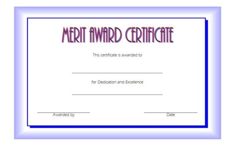 10+ Certificate of Merit Templates Editable Free Download – Fresh & Professional Templates