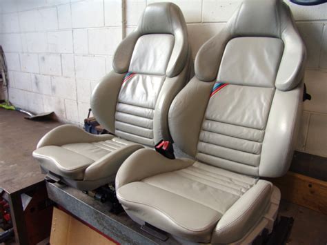 Resfinishing Leather Seats BMW M3