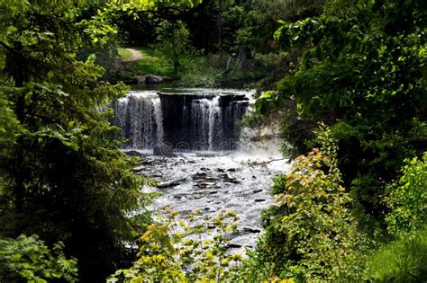 Keila Joa waterfall stock image. Image of nature, flow - 14851725