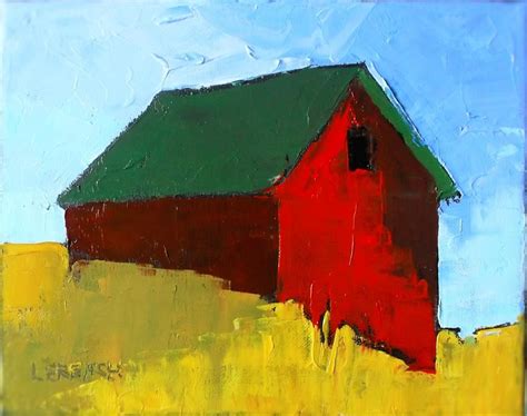 Red Barn Painting, Building Painting, Building Art, Pastel Painting, Abstract Art Painting ...