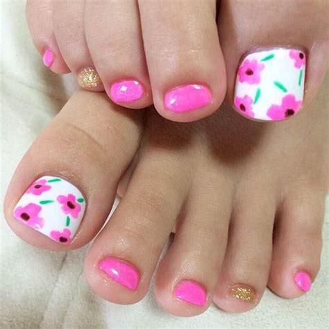 23+ Flower Toe Nail Designs | Nail Designs | Design Trends - Premium ...