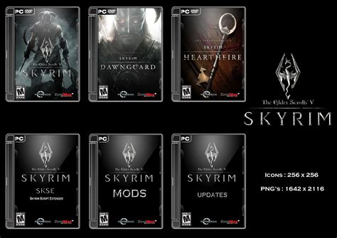 Skyrim Desktop Icons by devilinme on DeviantArt