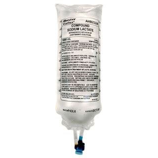 Hartmanns 1000ml Compound Sodium Lactate IV Solution Baxter | Sanax Medical