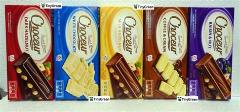 Amazon.com : Choceur Chocolate 5 Flavors Combination 7.05oz 200g (Pack of Five) : Grocery ...