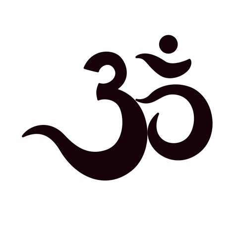 Om or Aum Indian sacred sound, original mantra, a word of power. 344339 Vector Art at Vecteezy