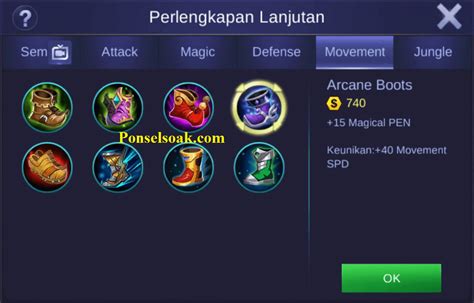 Build Item Gear Odette Mobile Legends Tersakit + Savage + Terkuat 2019