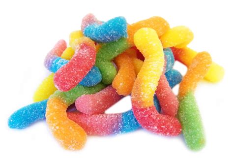 The Original Black Forest Sour Gummy Glo-Worms in Bulk | Gummies, Gummy worms, Gummy candy