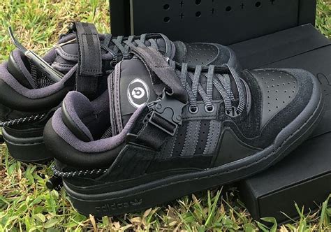 Bad Bunny adidas Forum Buckle Low Black GW5021 | SneakerNews.com