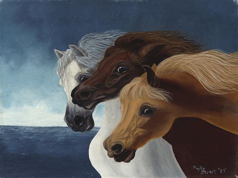 Three Horses Painting by Paul - Phyllis Stuart - Fine Art America