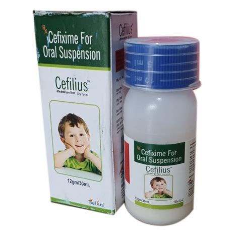 Cefixime Oral Suspension at Rs 50/box | Cefixime Dry Syrup in ...