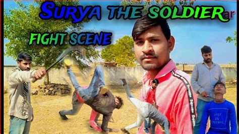 Surya the soldier fight scene spoof by rdx7star/allu Arjun best South movie fight scene - YouTube