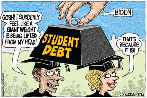 7 cartoons about Biden's student debt relief