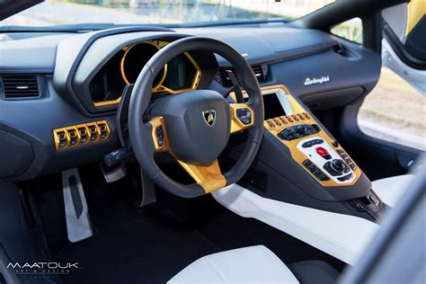 Lamborghini Tuning: Aventador given the gold treatment by Maatouk Design